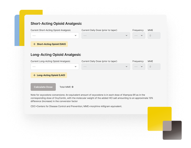 MME Conversion Calculator Interface